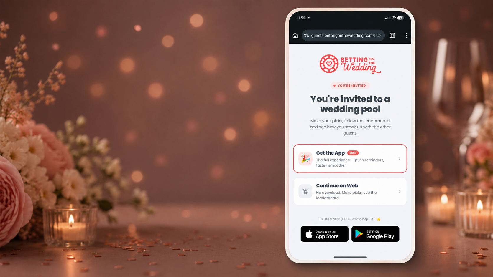 Now Your Guests Can Bet From Any Browser