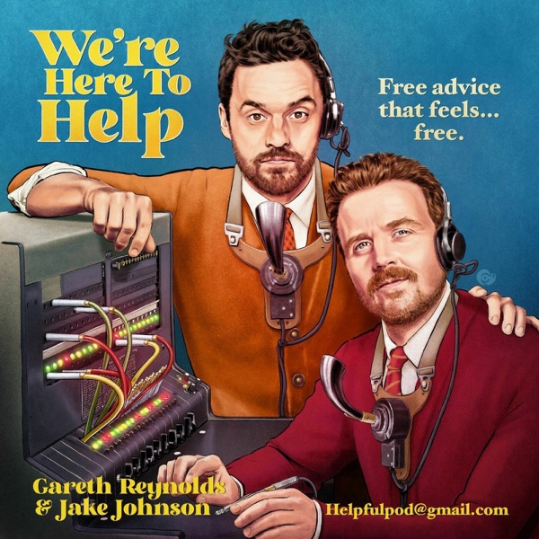 We're Here to Help (Headgum) logo